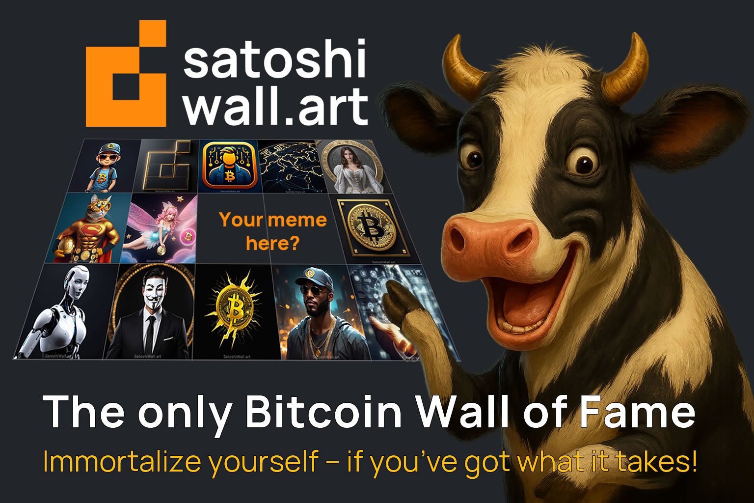 Die einzige Bitcoin Wall of Fame – Verewige dich, wenn du das Zeug dazu hast!