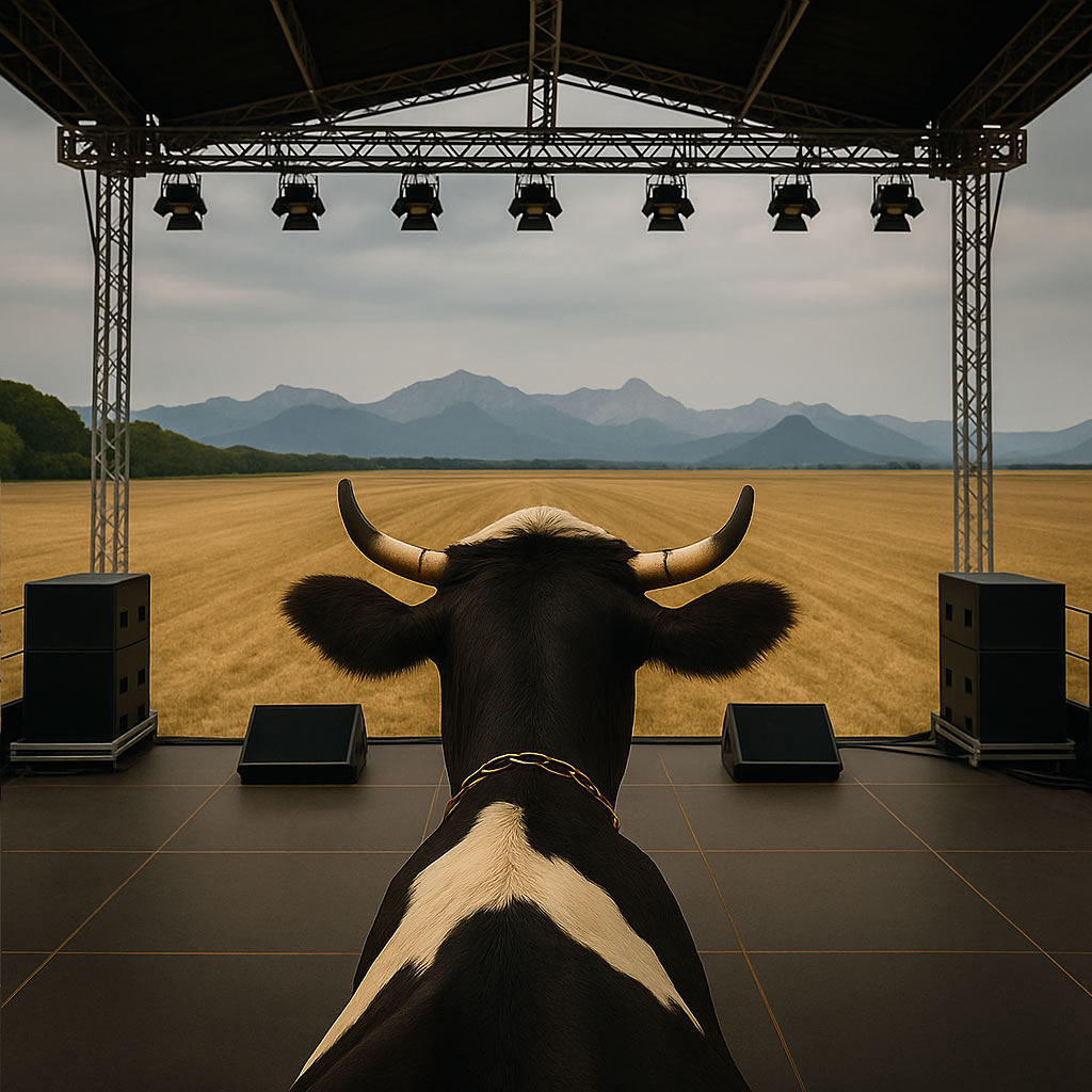 Empty stage